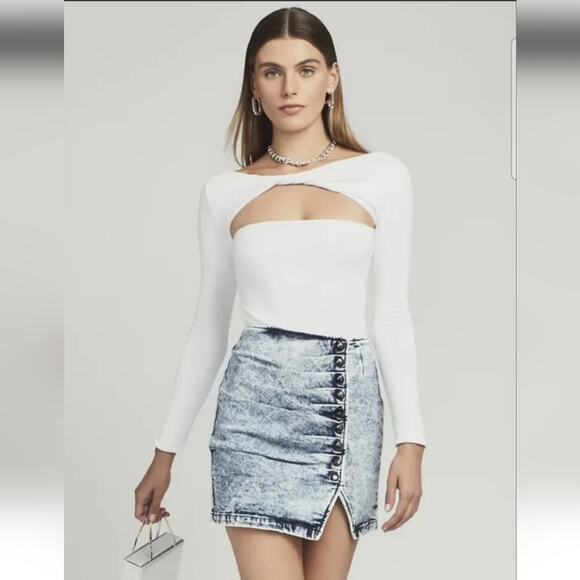 Retrofete Willa Skirt in Light Blue Acid Size Small - Picture 1 of 9